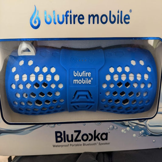 portable bluzooka bluetooth speakers blue
