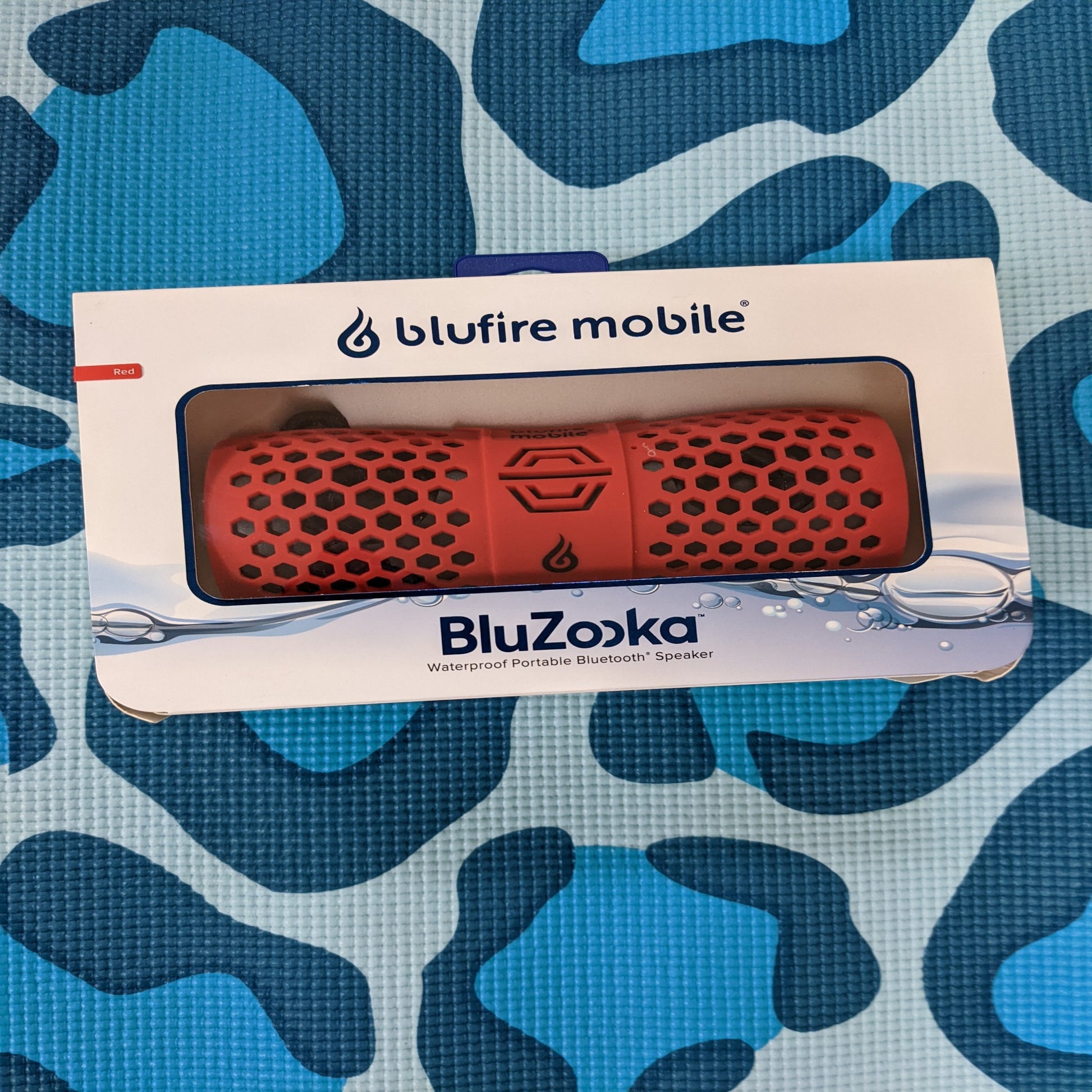 portable bluzooka bluetooth speakers red